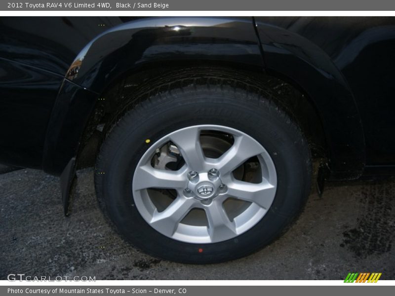 Black / Sand Beige 2012 Toyota RAV4 V6 Limited 4WD