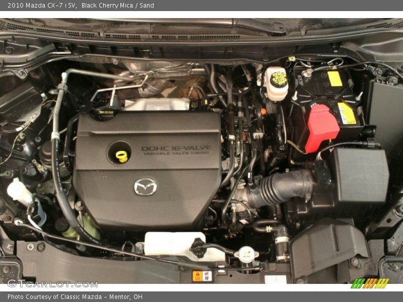 Black Cherry Mica / Sand 2010 Mazda CX-7 i SV