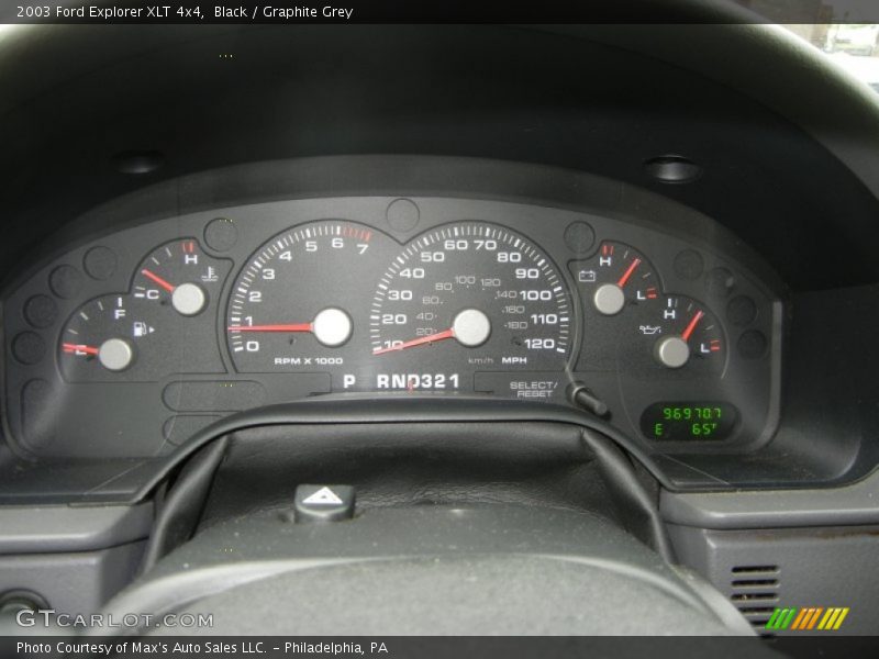 Black / Graphite Grey 2003 Ford Explorer XLT 4x4