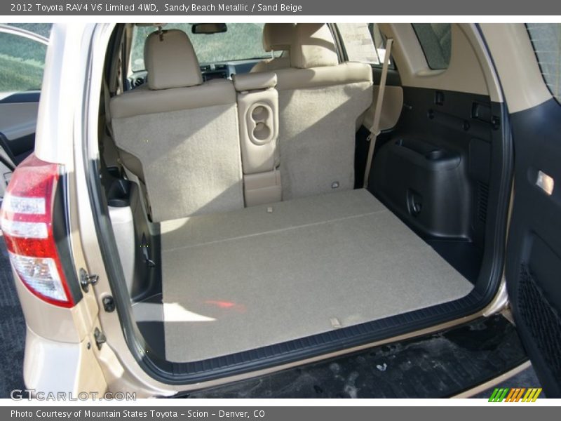 Sandy Beach Metallic / Sand Beige 2012 Toyota RAV4 V6 Limited 4WD