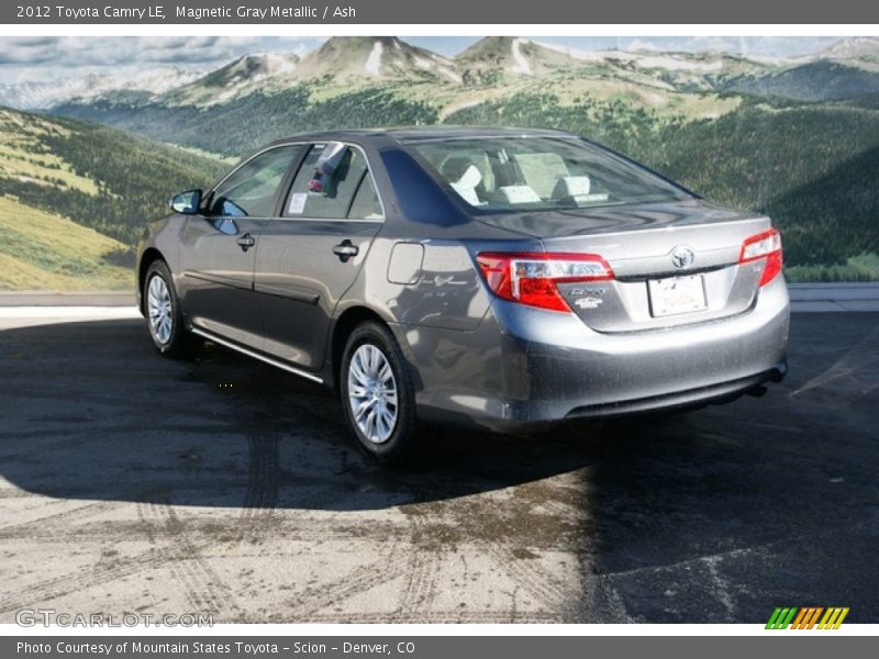 Magnetic Gray Metallic / Ash 2012 Toyota Camry LE