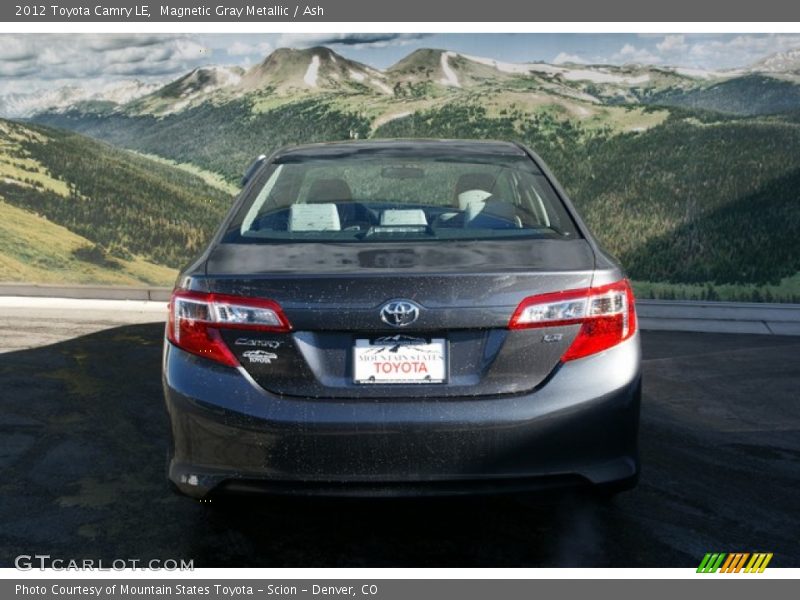 Magnetic Gray Metallic / Ash 2012 Toyota Camry LE