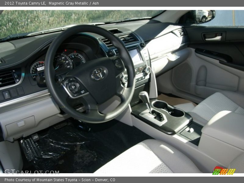 Magnetic Gray Metallic / Ash 2012 Toyota Camry LE