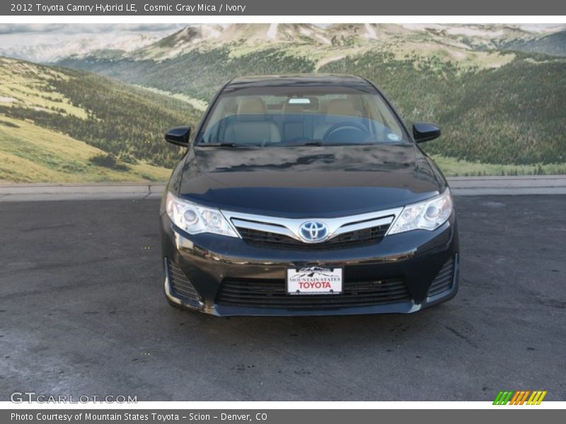 Cosmic Gray Mica / Ivory 2012 Toyota Camry Hybrid LE