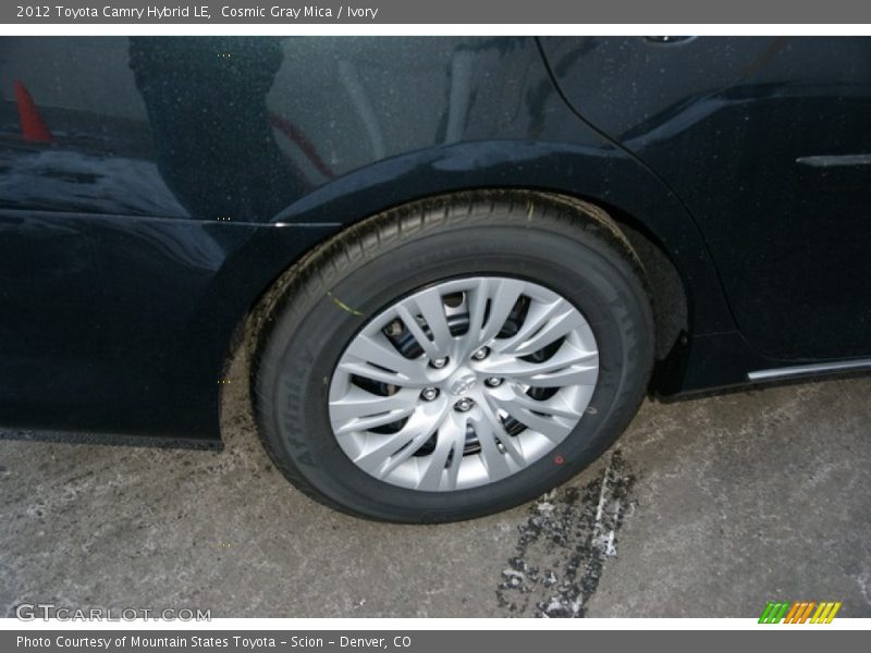 Cosmic Gray Mica / Ivory 2012 Toyota Camry Hybrid LE
