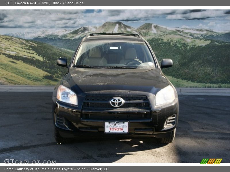 Black / Sand Beige 2012 Toyota RAV4 I4 4WD