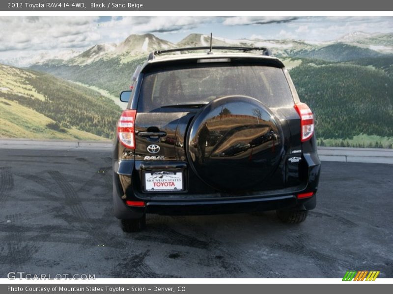 Black / Sand Beige 2012 Toyota RAV4 I4 4WD