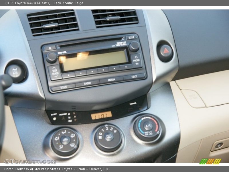 Black / Sand Beige 2012 Toyota RAV4 I4 4WD