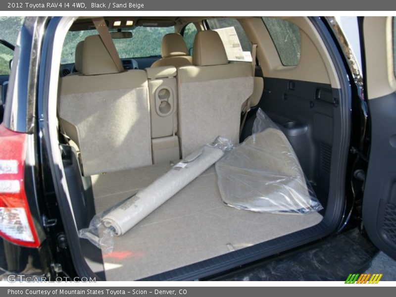 Black / Sand Beige 2012 Toyota RAV4 I4 4WD
