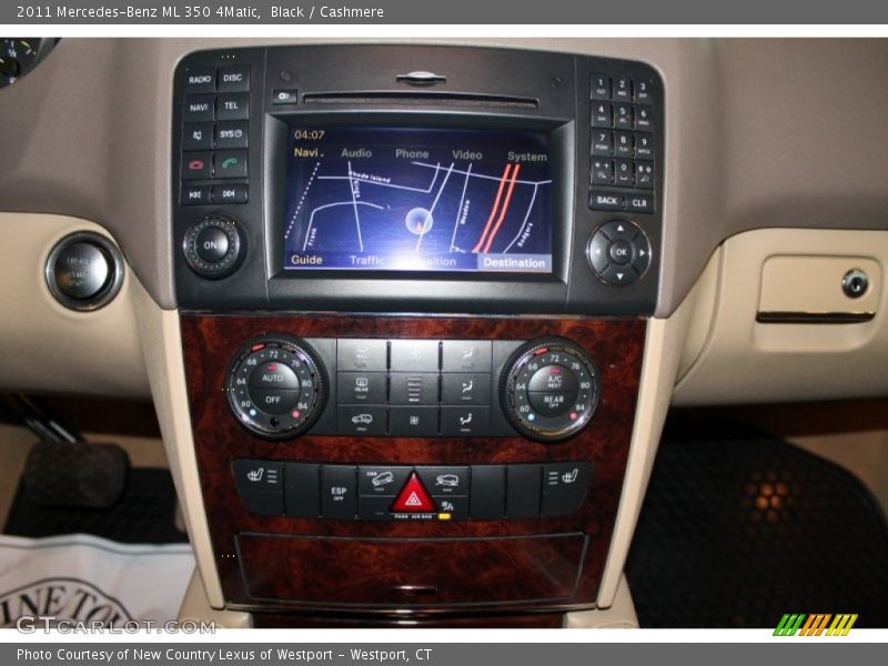 Black / Cashmere 2011 Mercedes-Benz ML 350 4Matic