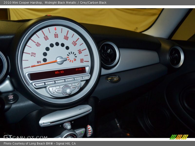 Midnight Black Metallic / Grey/Carbon Black 2010 Mini Cooper Hardtop