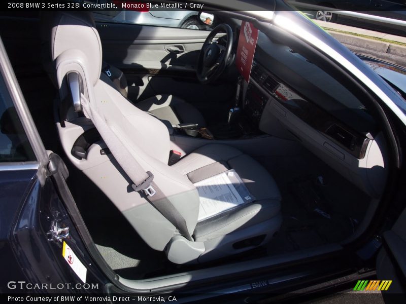 Monaco Blue Metallic / Gray 2008 BMW 3 Series 328i Convertible