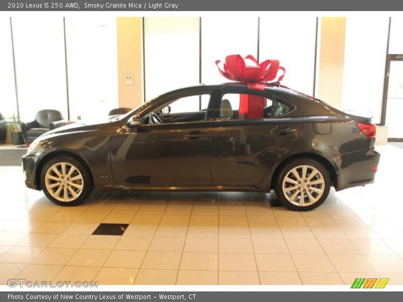 Smoky Granite Mica / Light Gray 2010 Lexus IS 250 AWD