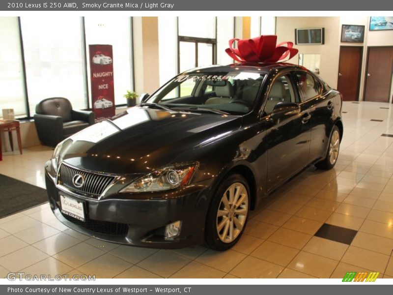 Smoky Granite Mica / Light Gray 2010 Lexus IS 250 AWD