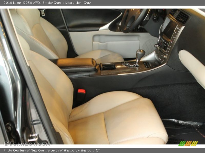 Smoky Granite Mica / Light Gray 2010 Lexus IS 250 AWD