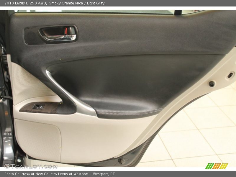 Smoky Granite Mica / Light Gray 2010 Lexus IS 250 AWD