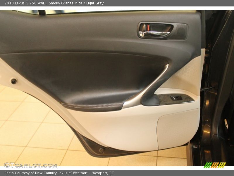 Smoky Granite Mica / Light Gray 2010 Lexus IS 250 AWD