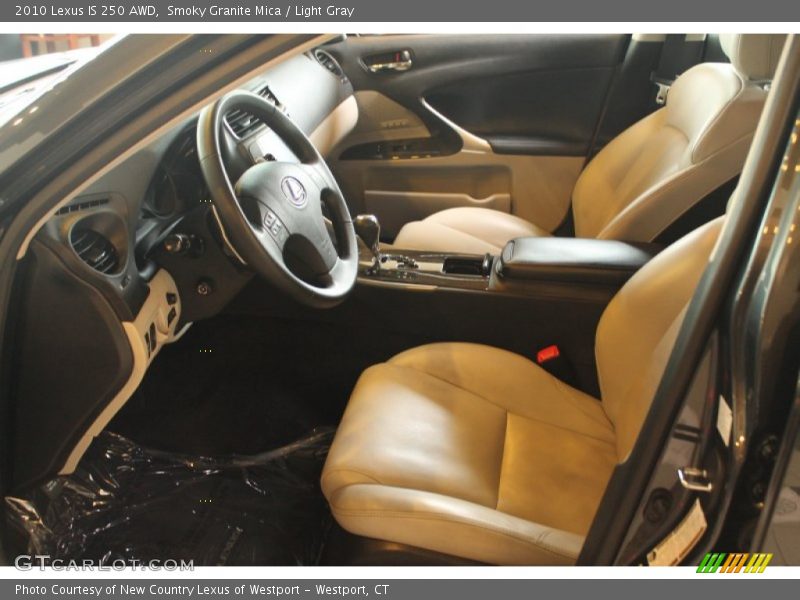Smoky Granite Mica / Light Gray 2010 Lexus IS 250 AWD