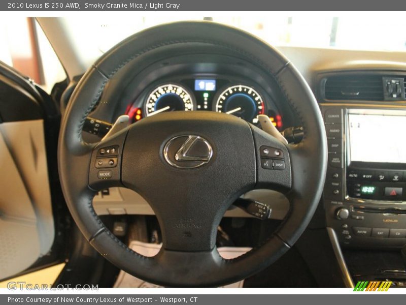 Smoky Granite Mica / Light Gray 2010 Lexus IS 250 AWD