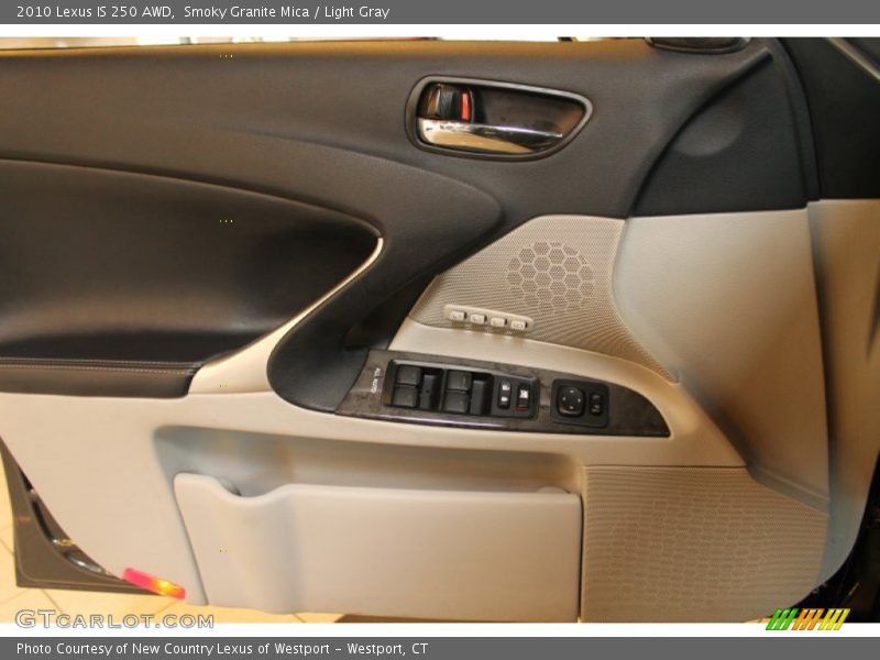 Smoky Granite Mica / Light Gray 2010 Lexus IS 250 AWD
