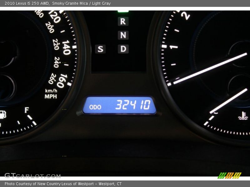 Smoky Granite Mica / Light Gray 2010 Lexus IS 250 AWD