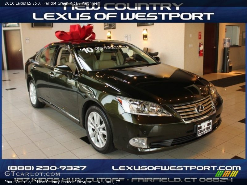 Peridot Green Mica / Parchment 2010 Lexus ES 350