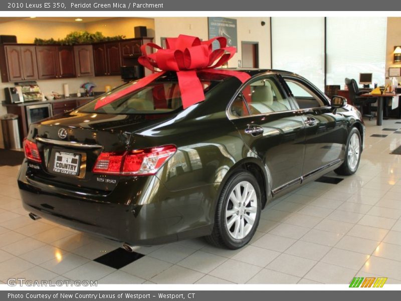 Peridot Green Mica / Parchment 2010 Lexus ES 350