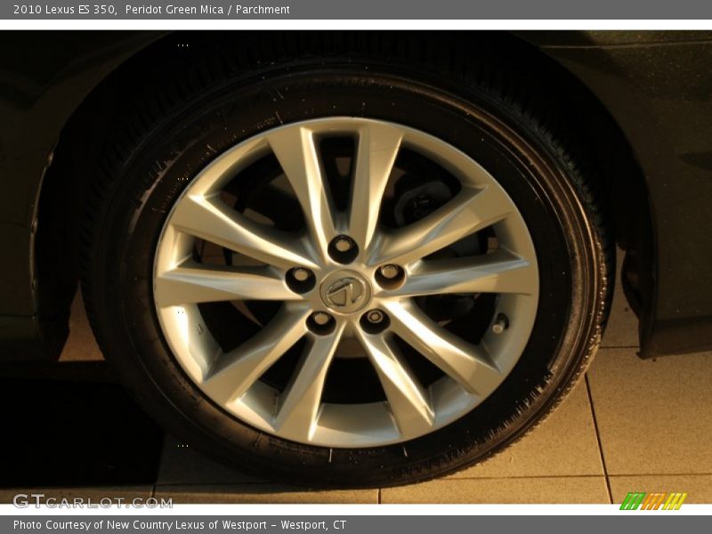 Peridot Green Mica / Parchment 2010 Lexus ES 350