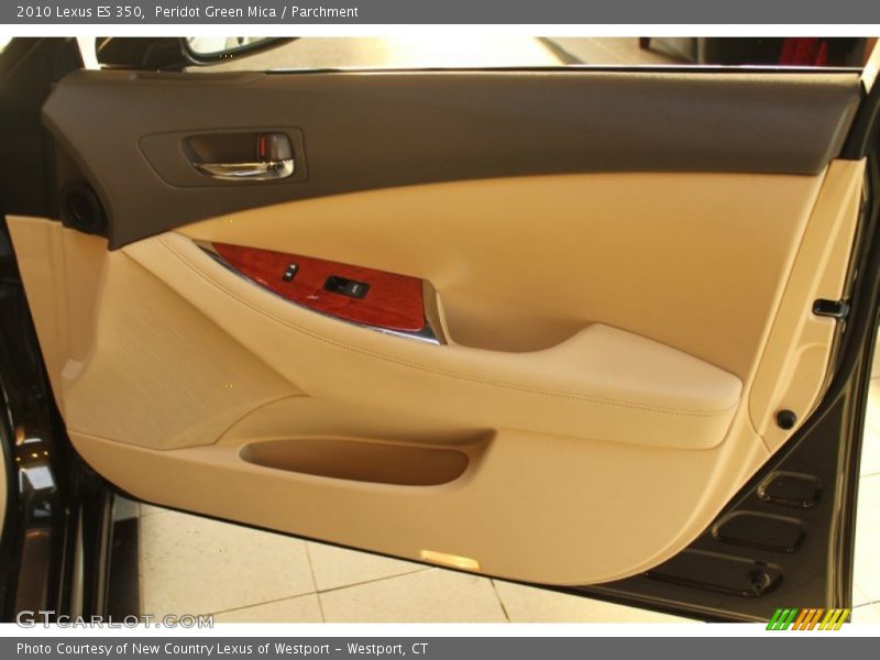 Peridot Green Mica / Parchment 2010 Lexus ES 350