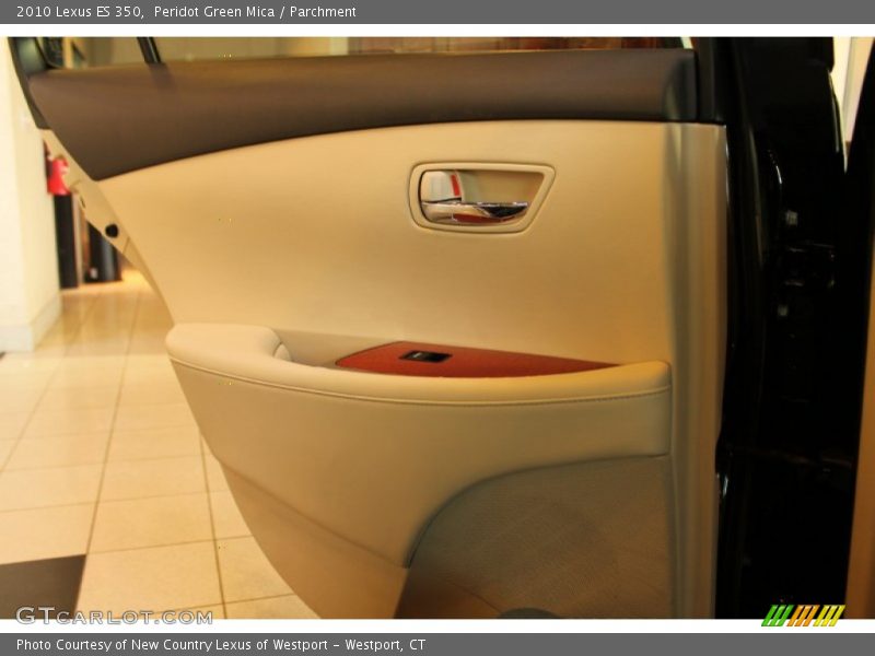 Peridot Green Mica / Parchment 2010 Lexus ES 350