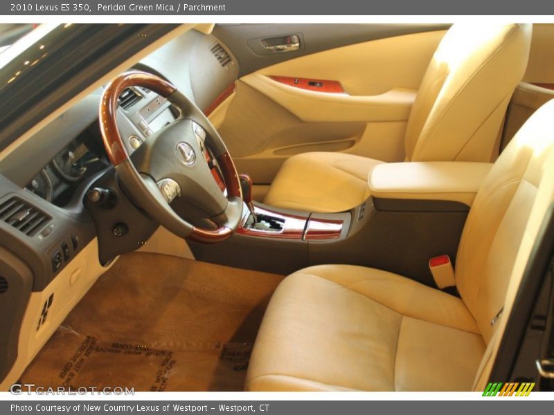Peridot Green Mica / Parchment 2010 Lexus ES 350
