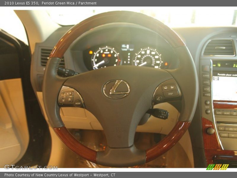 Peridot Green Mica / Parchment 2010 Lexus ES 350