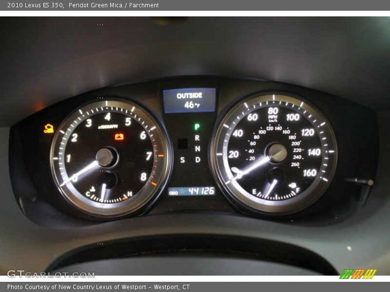 Peridot Green Mica / Parchment 2010 Lexus ES 350