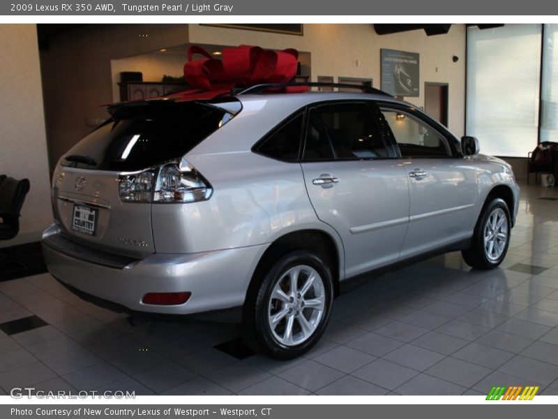 Tungsten Pearl / Light Gray 2009 Lexus RX 350 AWD
