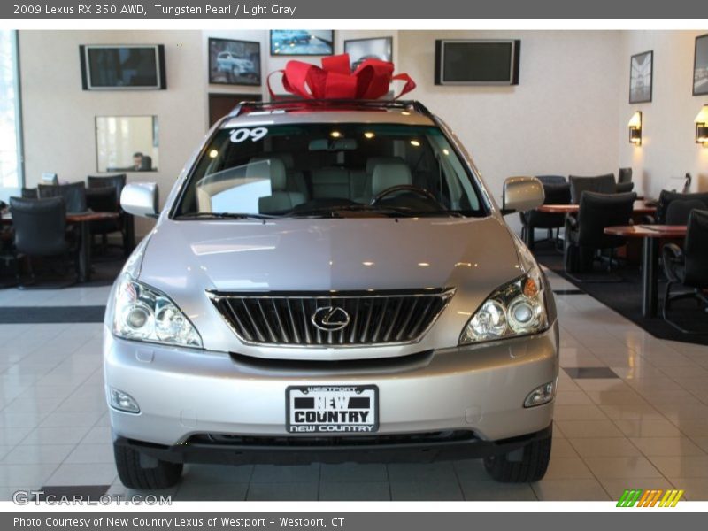 Tungsten Pearl / Light Gray 2009 Lexus RX 350 AWD