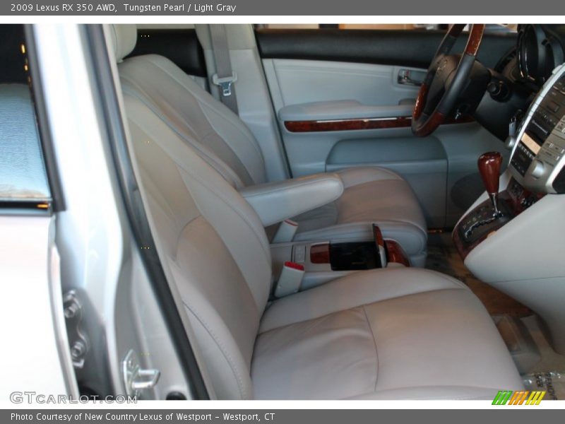 Tungsten Pearl / Light Gray 2009 Lexus RX 350 AWD