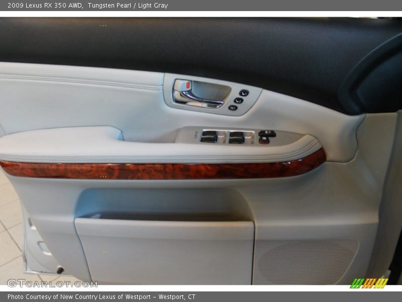 Tungsten Pearl / Light Gray 2009 Lexus RX 350 AWD