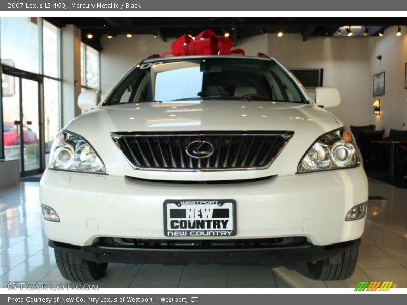 Mercury Metallic / Black 2007 Lexus LS 460
