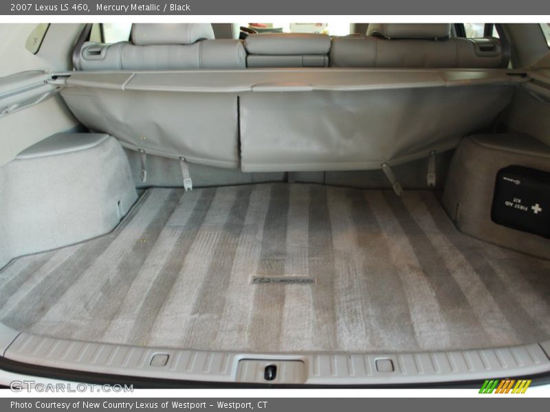 Mercury Metallic / Black 2007 Lexus LS 460