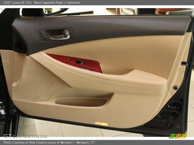 Black Sapphire Pearl / Cashmere 2007 Lexus ES 350