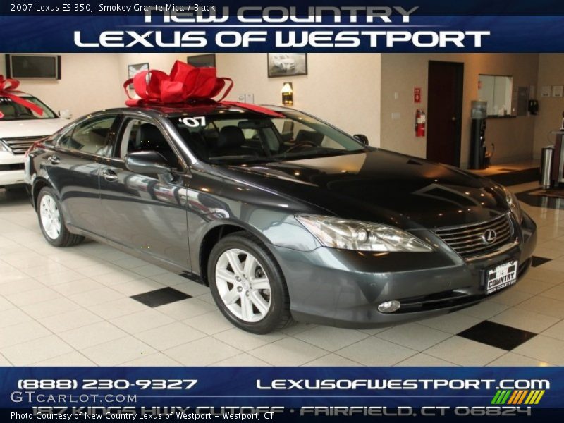 Smokey Granite Mica / Black 2007 Lexus ES 350