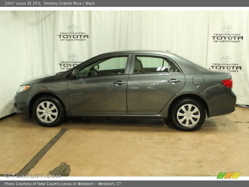 Smokey Granite Mica / Black 2007 Lexus ES 350