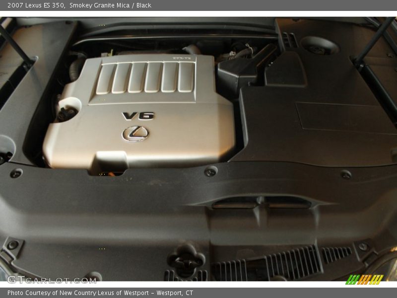 Smokey Granite Mica / Black 2007 Lexus ES 350