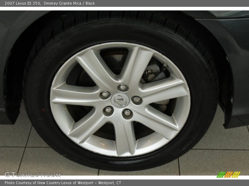 Smokey Granite Mica / Black 2007 Lexus ES 350