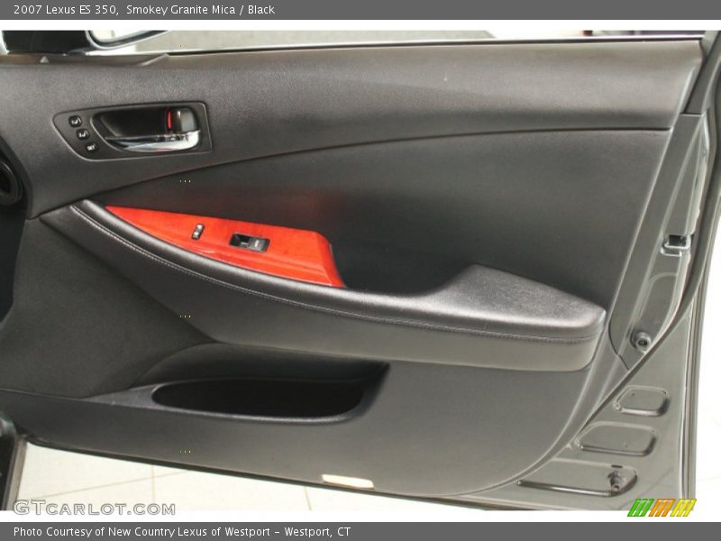 Smokey Granite Mica / Black 2007 Lexus ES 350