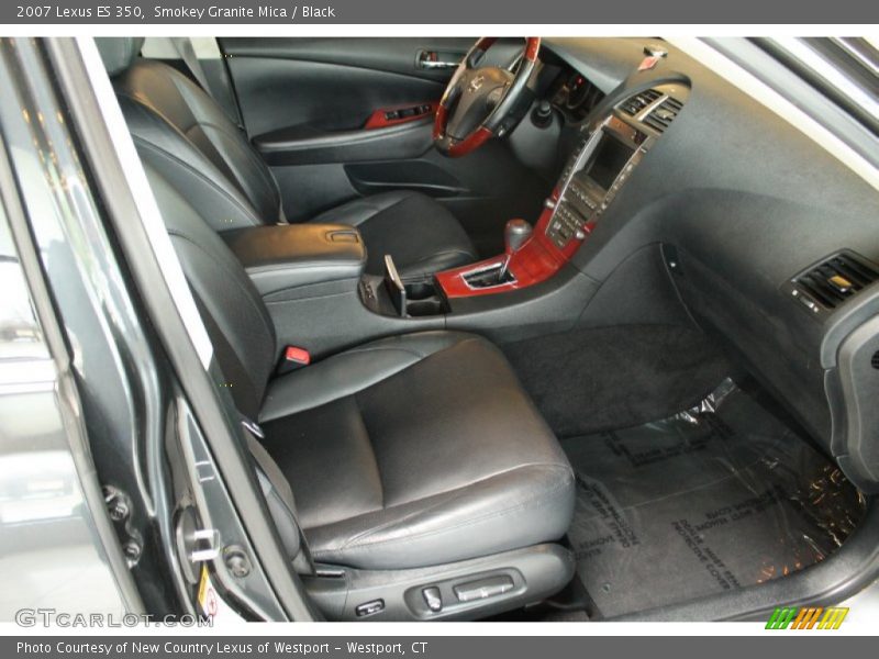 Smokey Granite Mica / Black 2007 Lexus ES 350