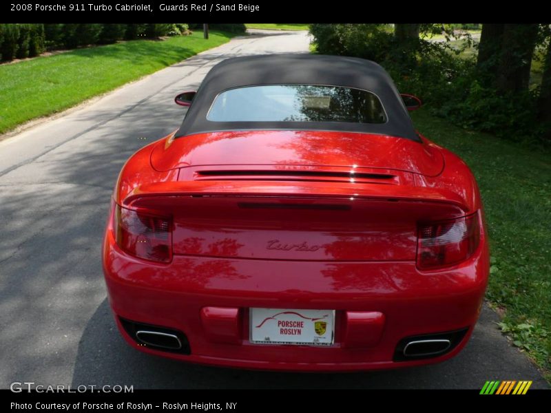 Guards Red / Sand Beige 2008 Porsche 911 Turbo Cabriolet