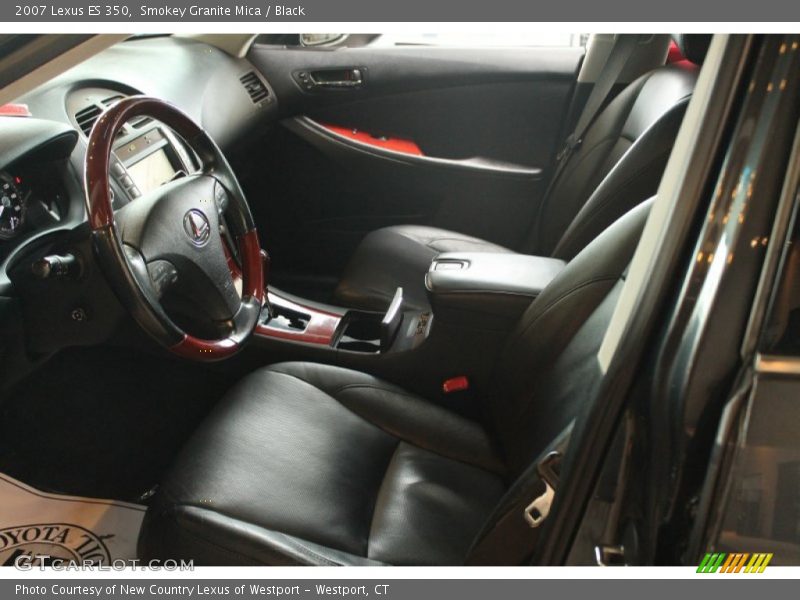 Smokey Granite Mica / Black 2007 Lexus ES 350