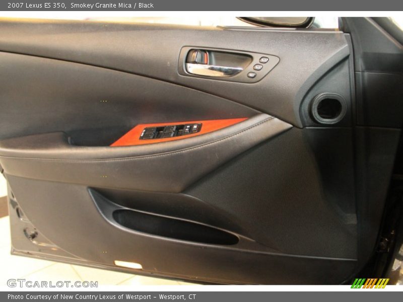 Smokey Granite Mica / Black 2007 Lexus ES 350
