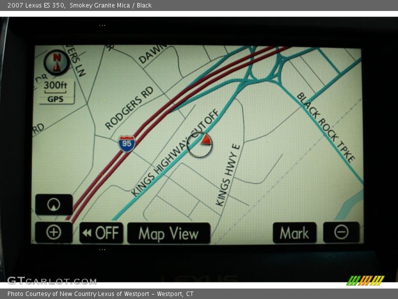 Smokey Granite Mica / Black 2007 Lexus ES 350